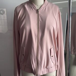 Dynamite Pink Blush Bomber Jacket Size L